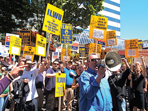 ILWU rally